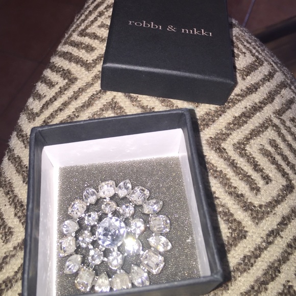 Robbi and Nikki diamond pin
