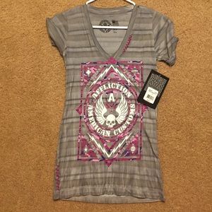 Affliction tee. With tags!