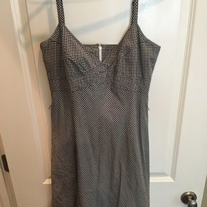 Talbots Black & White Gingham Dress size 6