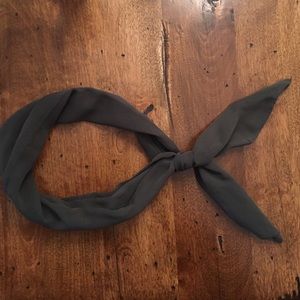 American Apparel olive chiffon Twist Scarf