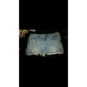 american eagle jean shorts