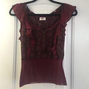 Sheet Lace Tank