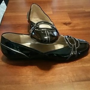Black dress flats 9W