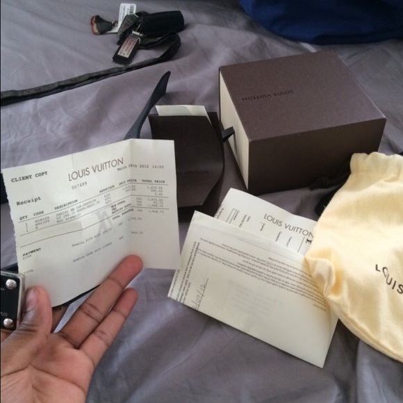 Louis Vuitton Damier graphite Mens belt - Picture 3 of 4