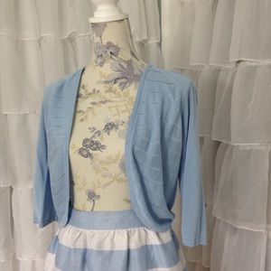 Light Blue Cropped Sweater