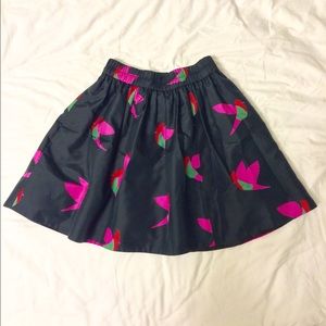 Marc by Marc Jacobs 'night bird' silk skirt