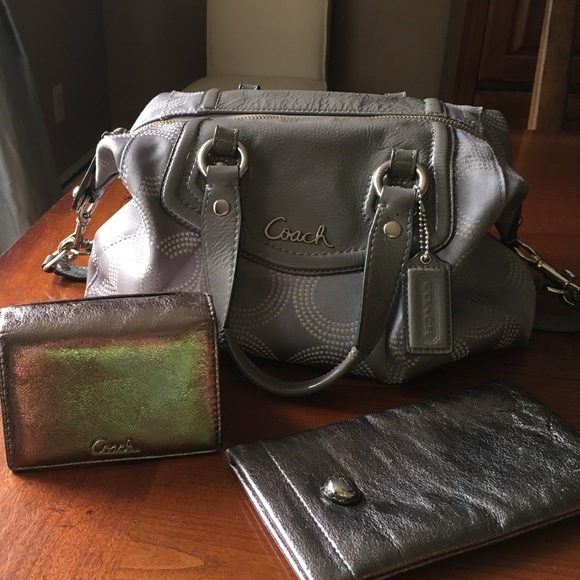 Coach Handbags - Coach bag, wallet,  and eyeglass holder