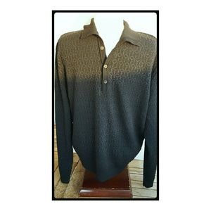 BLACK POLO STYLE SWEATER