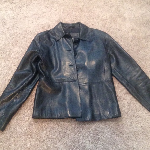 Banana Republic Black Leather Jacket