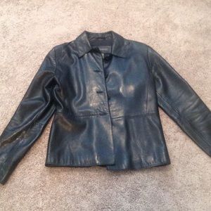 Banana Republic Black Leather Jacket