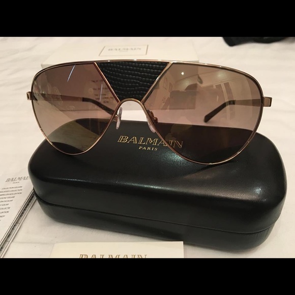 Limited Balmain Lizard Sunglasses - Picture 2 of 4