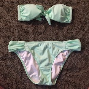 VS mint green bikini