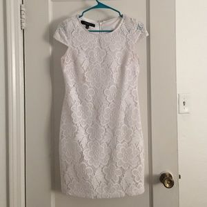 Nine West White Lace Dress