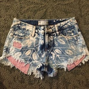 Free People denim shorts *worn twice