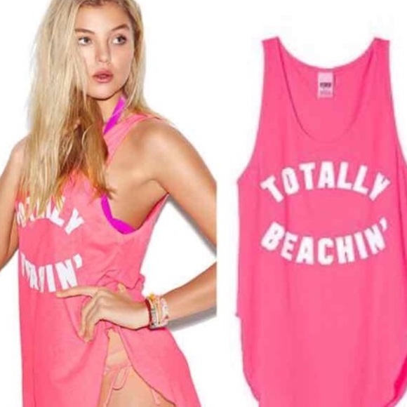 VS Pink Totally Beachin Tank