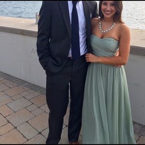 Beautiful seafoam green J Crew gown