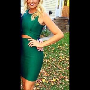 Lulu's green bodycon dress