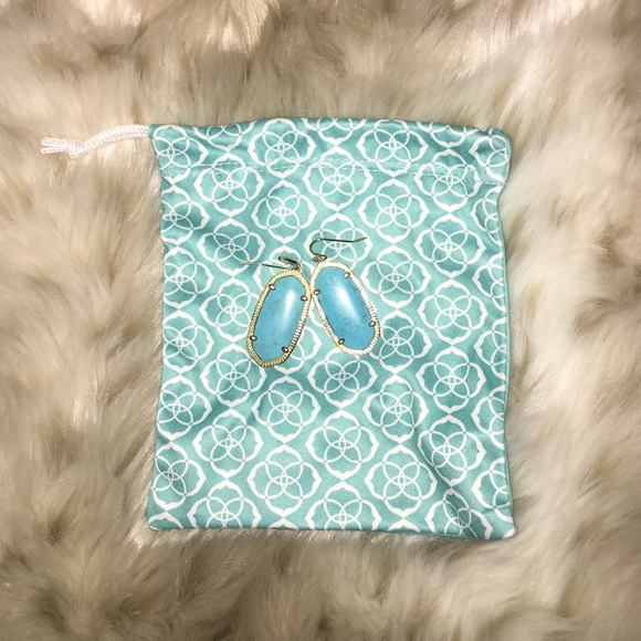 Turquoise KENDRA SCOTT earrings - Picture 2 of 2