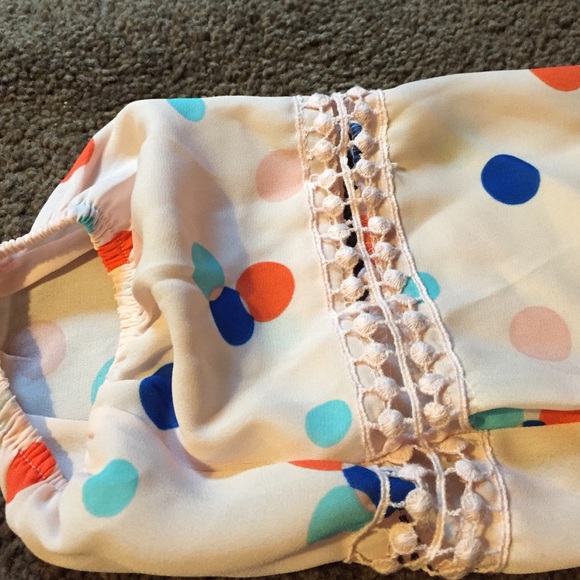 NWT Copper Key Flowy Polka Dot Top Small - Picture 4 of 4