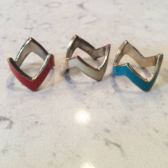 Stackable Fourth of July Rings ❤️💙 - Picture 2 of 3