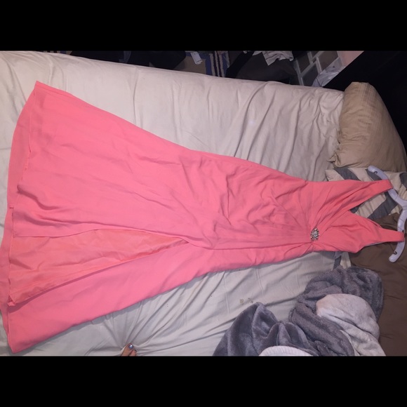 2 coral dresses never been worn before