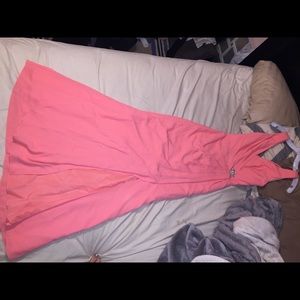 2 coral dresses never been worn before