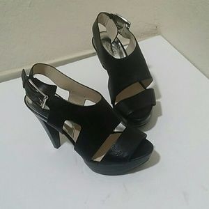 Michael Kors buckle platform heels size 7.5