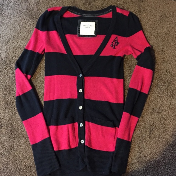Abercrombie & Fitch Varsity Cardigan Size Small