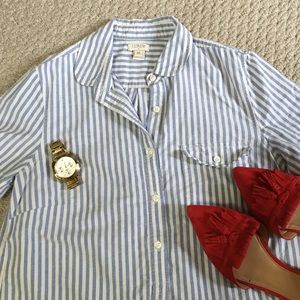 J. Crew Seersucker Shirt