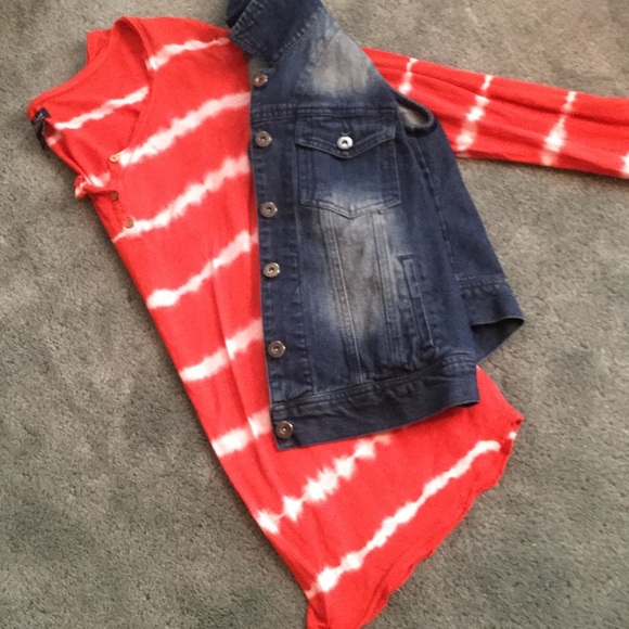 Lucky Brand Shirt & Vest Bundle