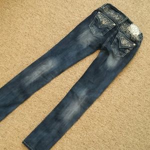Miss Me Girls size 12 skinny stretch jeans