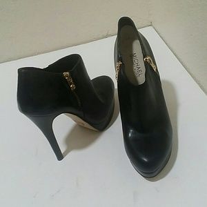Michael Michael Kors black booties- size 6.5 M