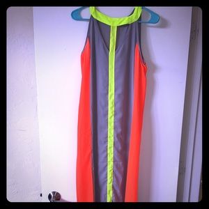 Color block Maxi Dress