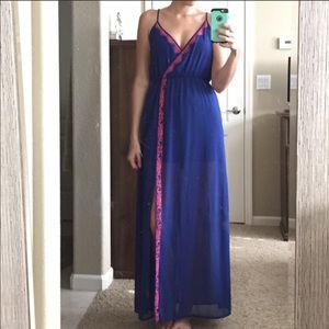 Francesca's Blue Maxi Dress