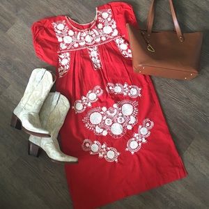 🔴 S O L D 🔴 v i n t a g e mexican oaxacan dress