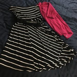 Black and white Ann Taylor Dress