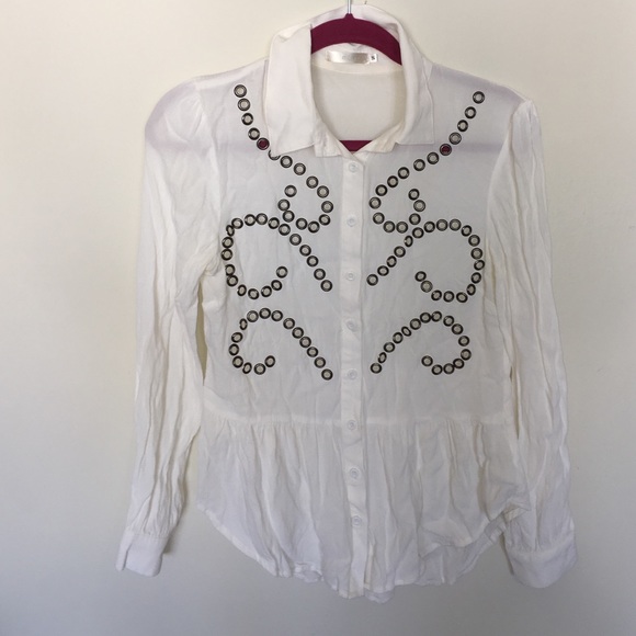 Super classy white Millau shirt LF