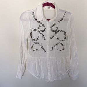 Super classy white Millau shirt LF