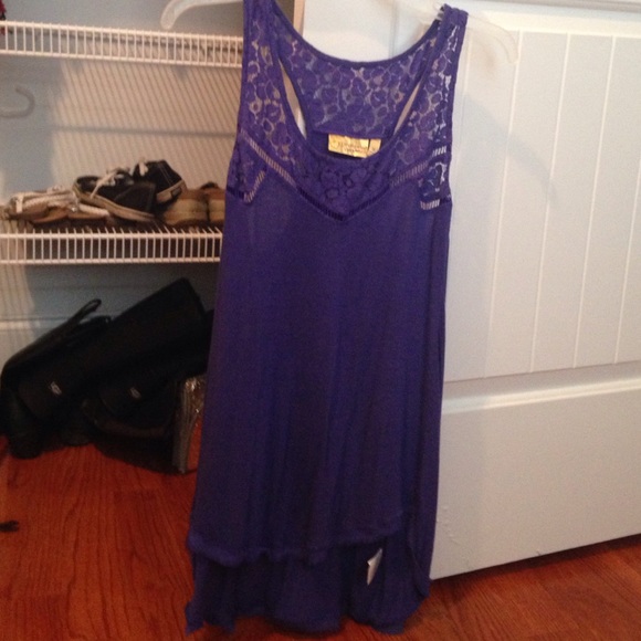 Purple tank