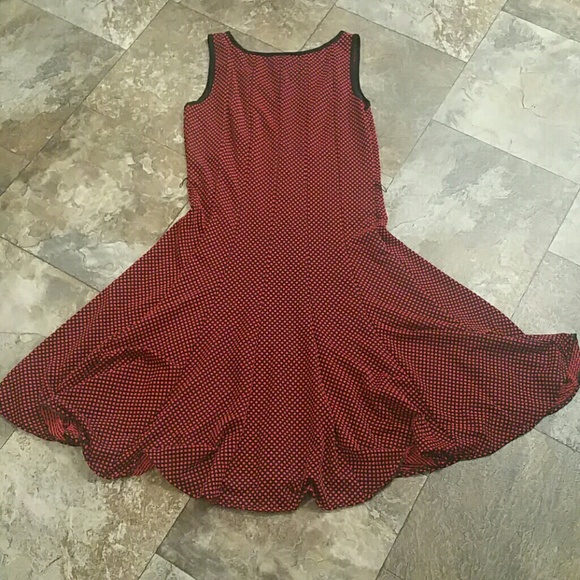 Black and Red Polka Dot Dress