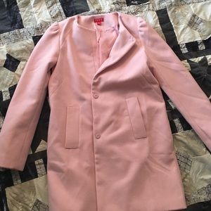 Elle Pink Dress Coat
