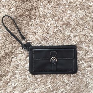 Black Coach wristlet