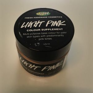 Unused Lush light pink color supplement