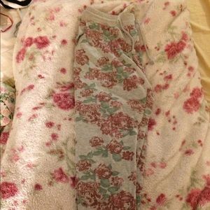 Floral sweat pants