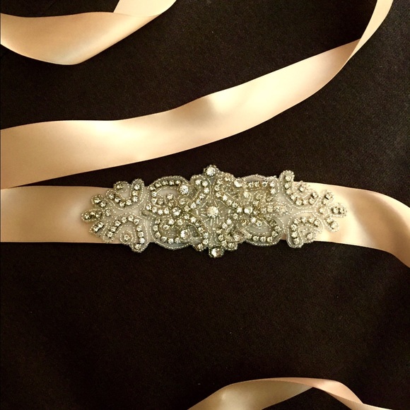 New hand made bridal belt sash - Picture 2 of 4