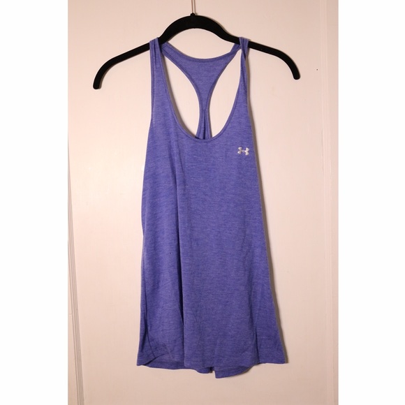 Under armor Purple racer back athletic top sz S