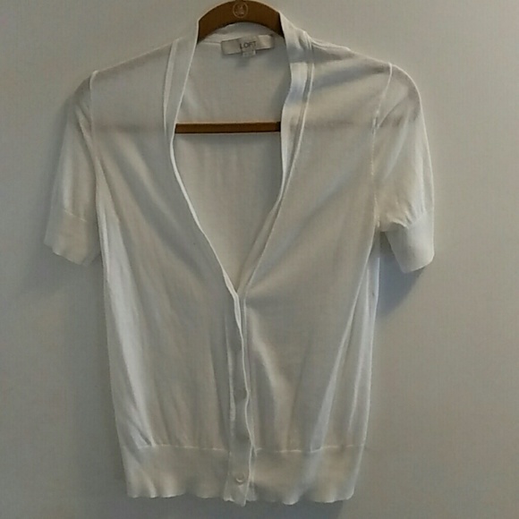 Loft Short sleeved cardigan
