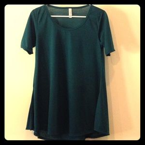 LuLaRoe - Emerald Green Tunic Top