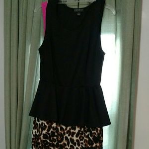 FOREVER 21 plus peplum dress