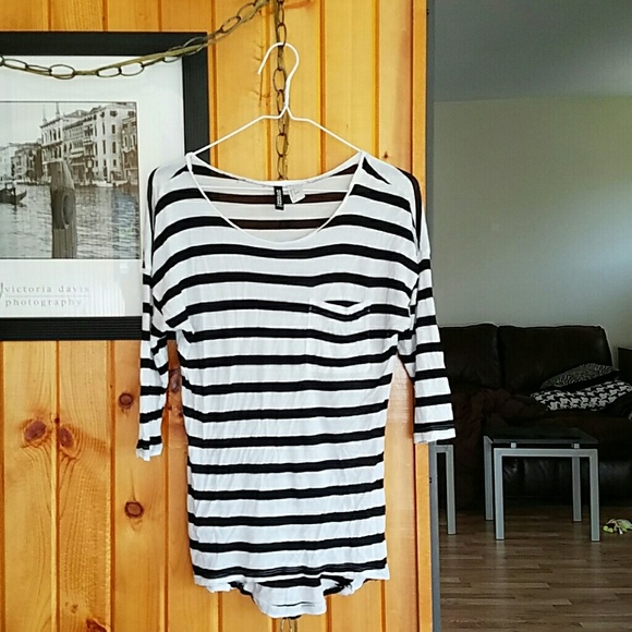 H and m devided stripe top - Picture 1 of 2